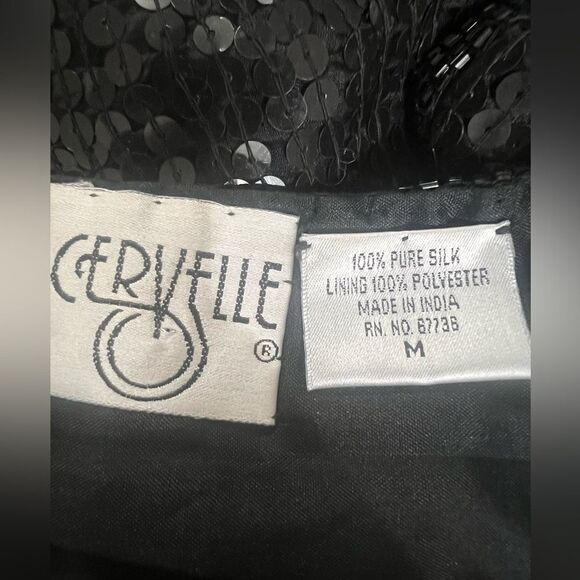 Vintage Cervelle sequins beaded top size medium swifties reputation style party - Picture 4 of 6